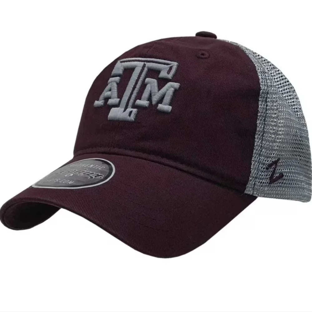 Zephyr Texas A & M Nimbus College Hat Baseball Cap ATM Mesh College Station